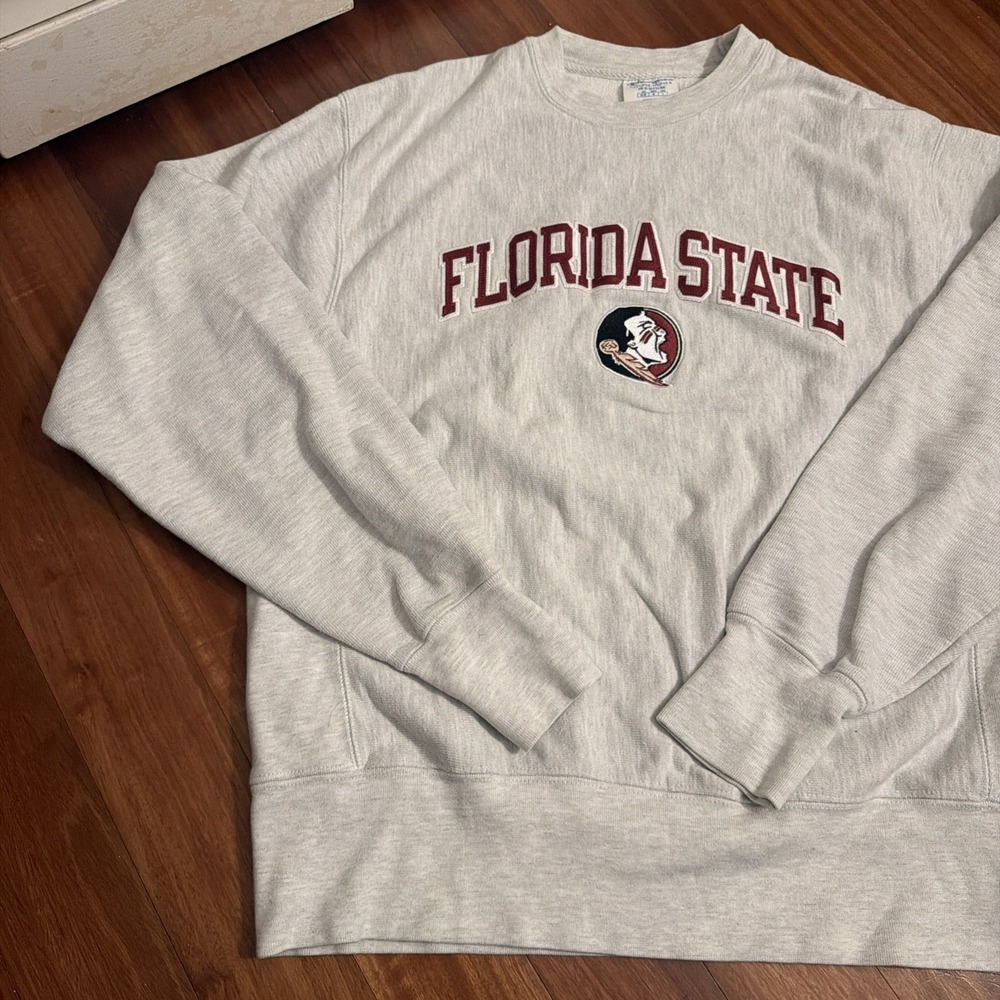 Champion Reverse Weave Florida State University Seminoles Pullover Size Medium - Picture 2 of 7